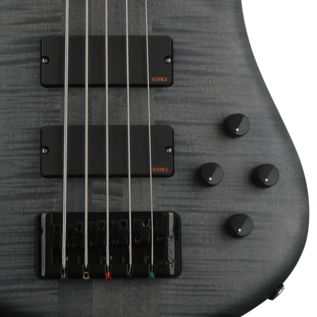 Spector - Euro 5 LX Bass Guitar - Transparent Black