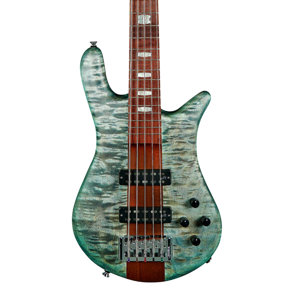 Spector - Euro 5 Roasted Bass Guitar - Turquoise Tide