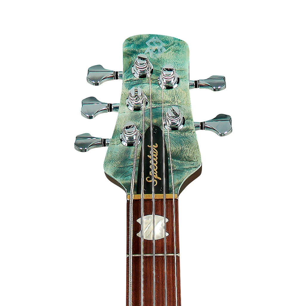 Spector - Euro 5 Roasted Bass Guitar - Turquoise Tide