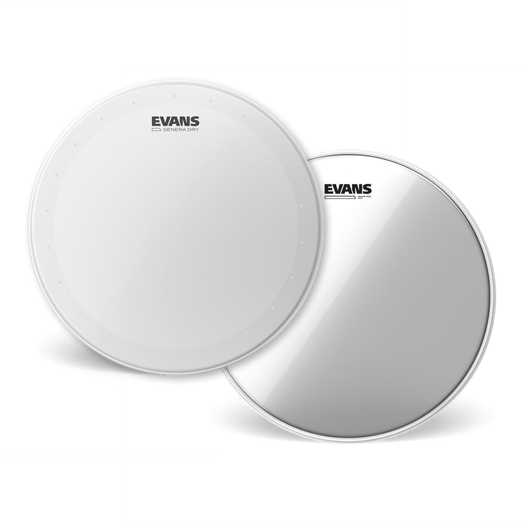Evans 14" Dry + H30 Combo Pack Drum Heads Sky Music