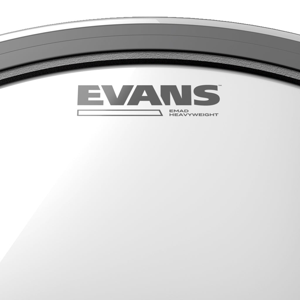 Evans 20" EMAD Heavyweight Clear Drum Heads Sky Music