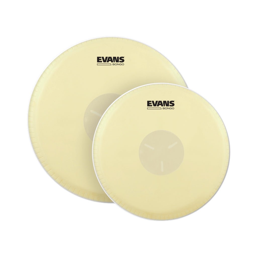 Evans EB09 TriCenter Bongo Head Pack - 7.25 &amp; 8.75 inches Drum Heads Sky Music