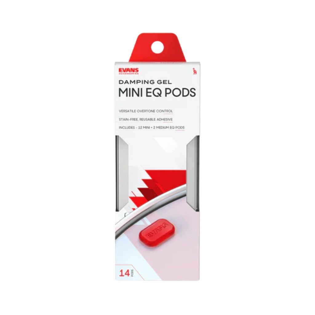 Evans EQ Pods Damper Gels - Mini, 14-pack Drum Accessories Sky Music