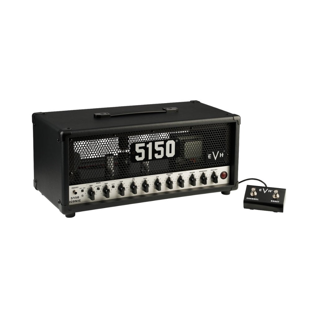 EVH 5150 Iconic Series 15-Watt 6L6 Head Amplifier - Black Electric Guitar Amplifiers Sky Music