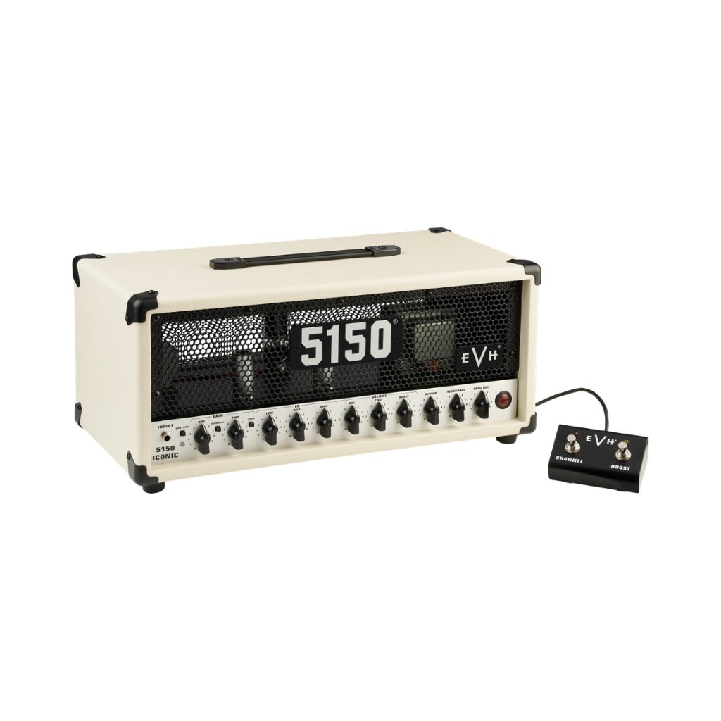 EVH 5150 Iconic Series 15-Watt 6L6 Head Amplifier - Ivory Electric Guitar Amplifiers Sky Music