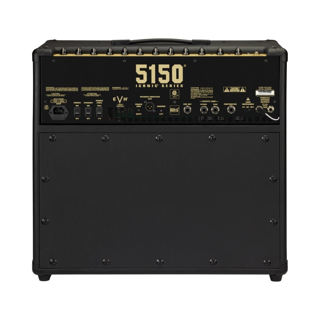 EVH 5150 Iconic Series 40 Watt EL34 1x12 Combo 240V AUS - Black Electric Guitar Amplifiers Sky Music