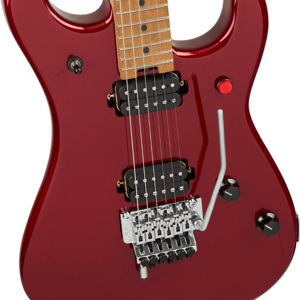 EVH 5150 Series Deluxe Electric Guitar - Candy Apple Red Metallic, Baked Maple Fingerboard Electric Guitars Sky Music