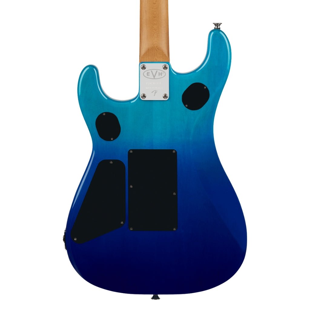 EVH 5150 Series Deluxe Quilted Maple Top Electric Guitar - Pacific Drift, Baked Maple Fingerboard Electric Guitars Sky Music