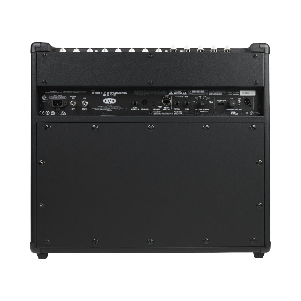 EVH 5150III Hypersonic 6L6 30-watt 1 x 12-inch Combo Amplifier - Black Electric Guitar Amplifiers Sky Music