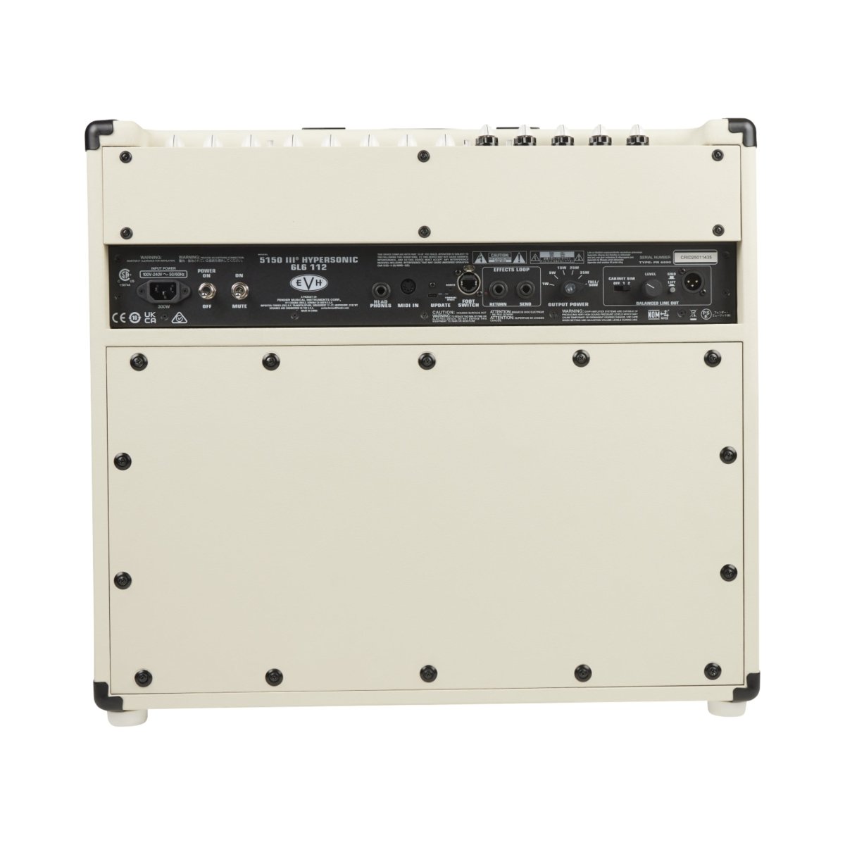 EVH 5150III Hypersonic 6L6 30-watt 1 x 12-inch Combo Amplifier - Ivory Electric Guitar Amplifiers Sky Music