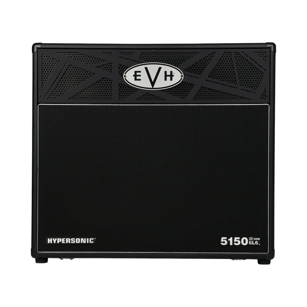 EVH 5150III Hypersonic 6L6 50-watt 2 x 12-inch Combo Amplifier - Black Electric Guitar Amplifiers Sky Music