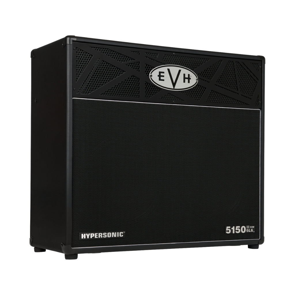 EVH 5150III Hypersonic 6L6 50-watt 2 x 12-inch Combo Amplifier - Black Electric Guitar Amplifiers Sky Music