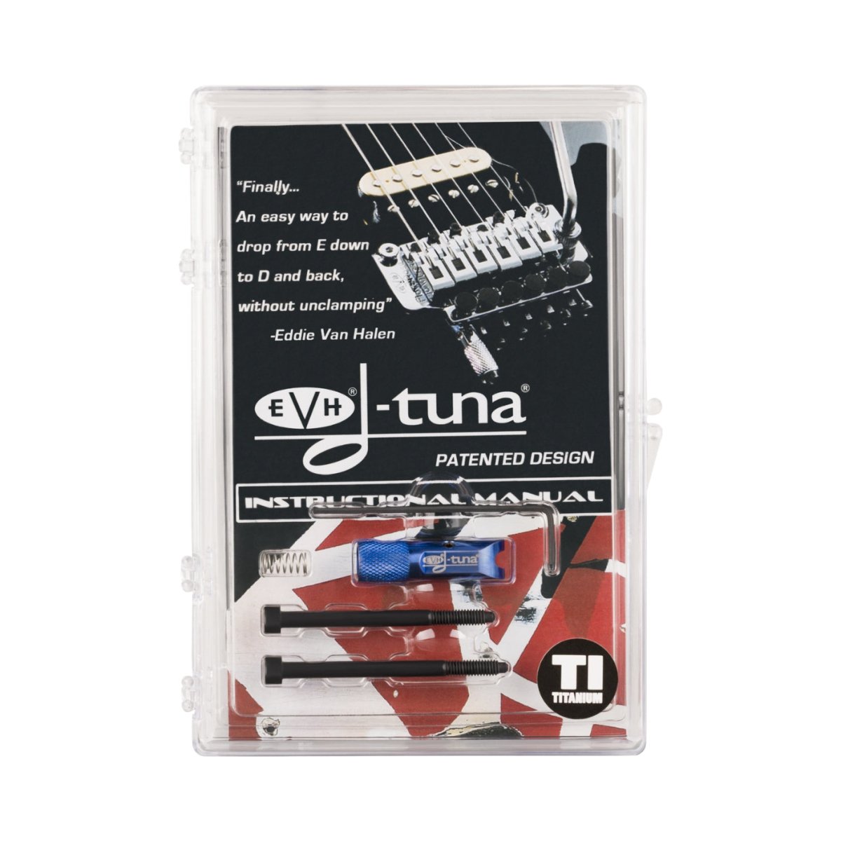 EVH D-Tuna System - Titanium, Blue Guitar Spare Parts Sky Music