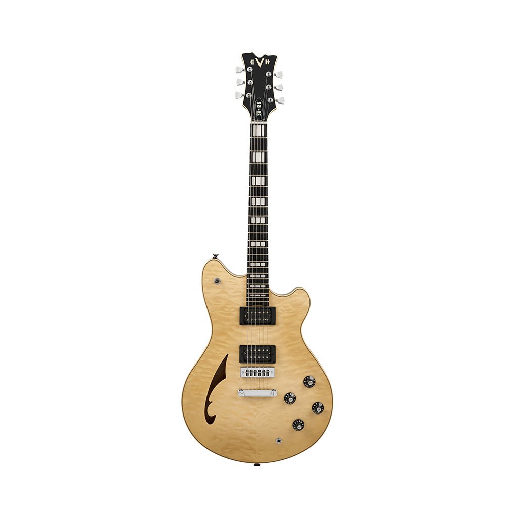 EVH SA-126 Special Quilted Maple Semi-Hollow Electric Guitar - El Natural Electric Guitars Sky Music