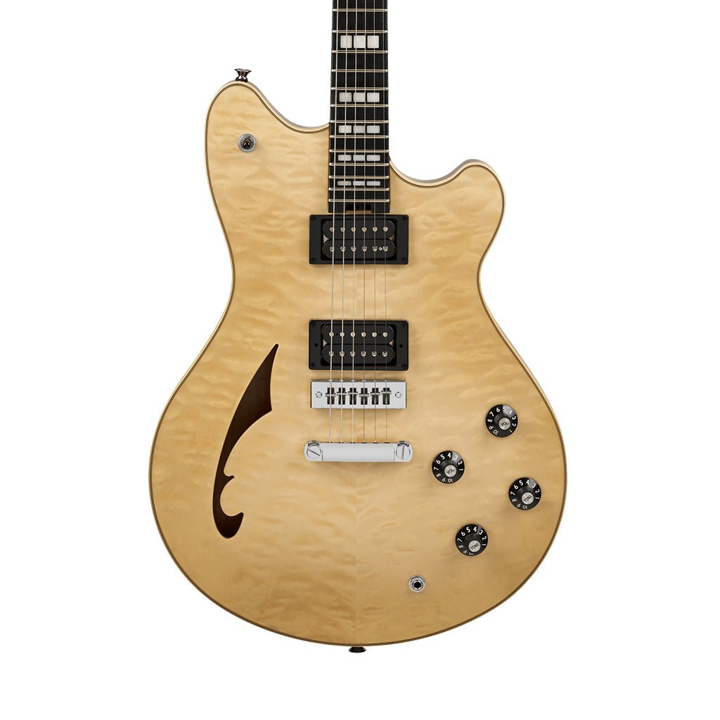 EVH SA-126 Special Quilted Maple Semi-Hollow Electric Guitar - El Natural Electric Guitars Sky Music