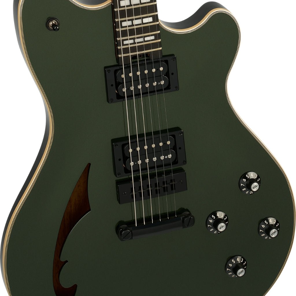 EVH SA-126 Special Semi-Hollow Electric Guitar - Lambo Green, Ebony Fingerboard Electric Guitars Sky Music
