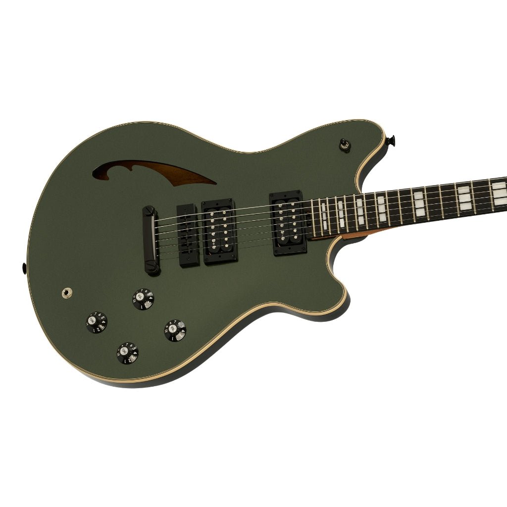 EVH SA-126 Special Semi-Hollow Electric Guitar - Lambo Green, Ebony Fingerboard Electric Guitars Sky Music