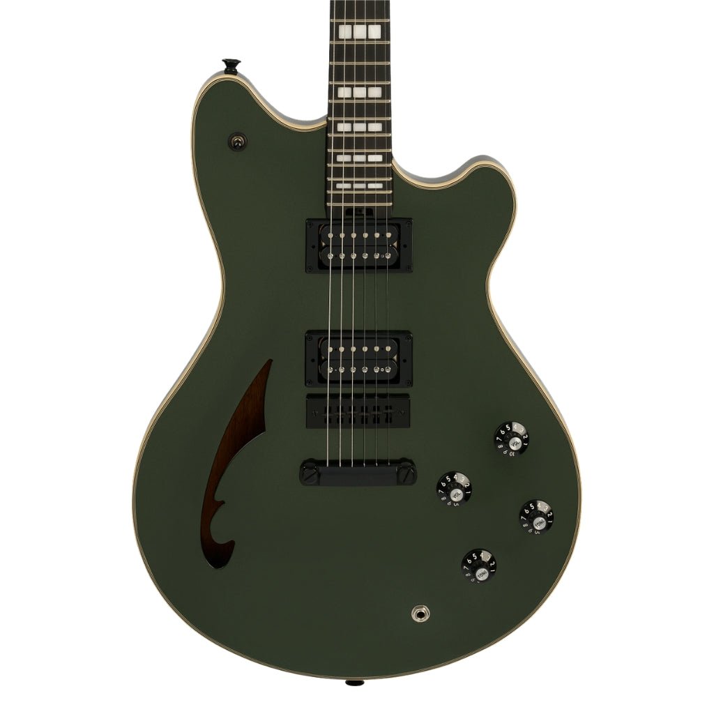EVH SA-126 Special Semi-Hollow Electric Guitar - Lambo Green, Ebony Fingerboard Electric Guitars Sky Music