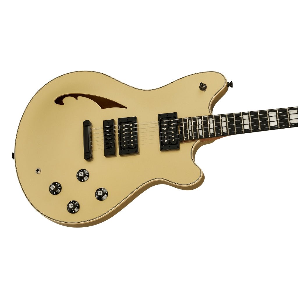 EVH SA-126 Special Semi-Hollow Electric Guitar - Pharaohs Gold, Ebony Fingerboard Electric Guitars Sky Music