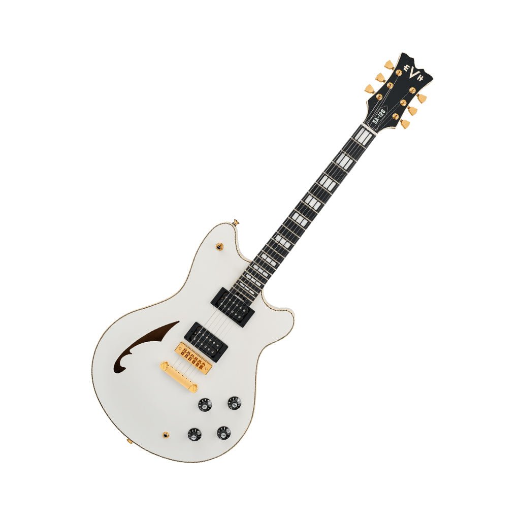 EVH SA-126 Special Semi-Hollow Electric Guitar - Platinum Pearl Metallic Electric Guitars Sky Music