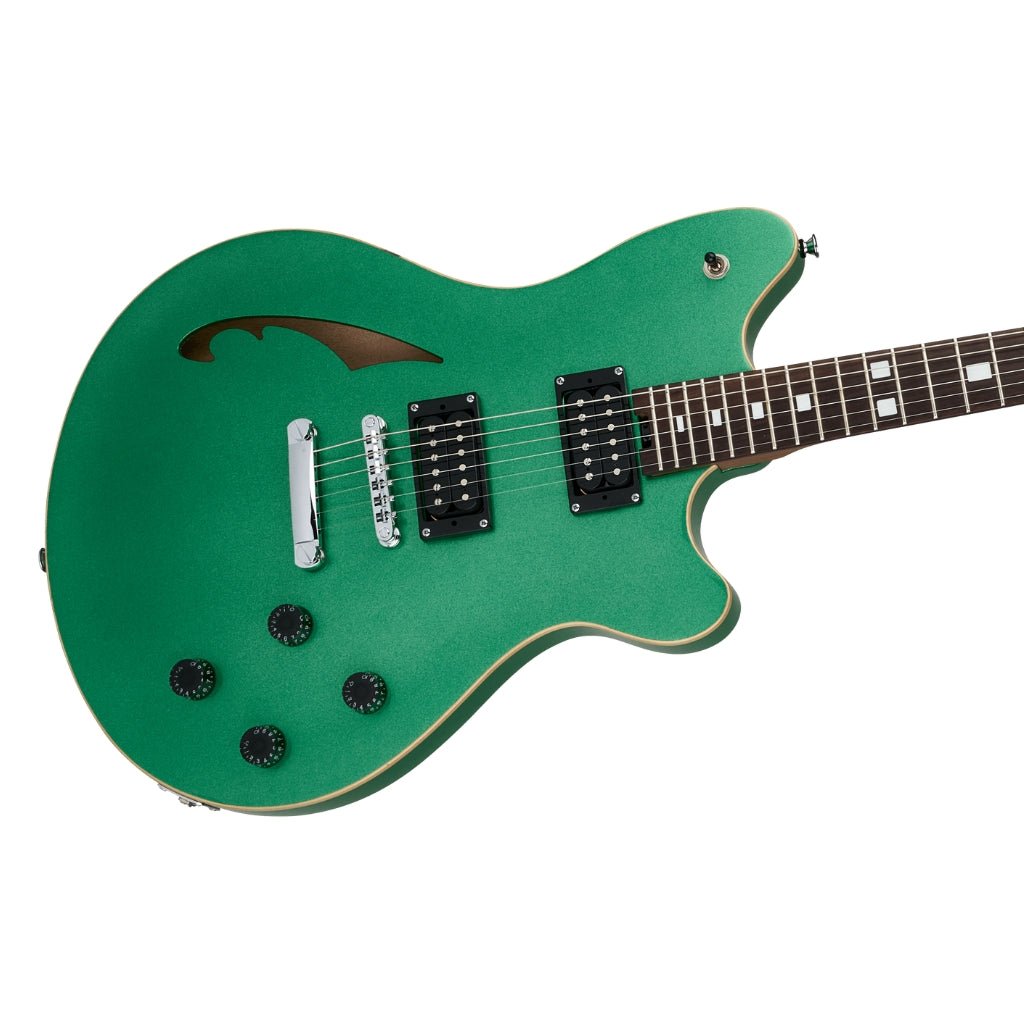 EVH SA-126 Standard Semi-Hollowbody Electric Guitar - Pelham Green Electric Guitars Sky Music