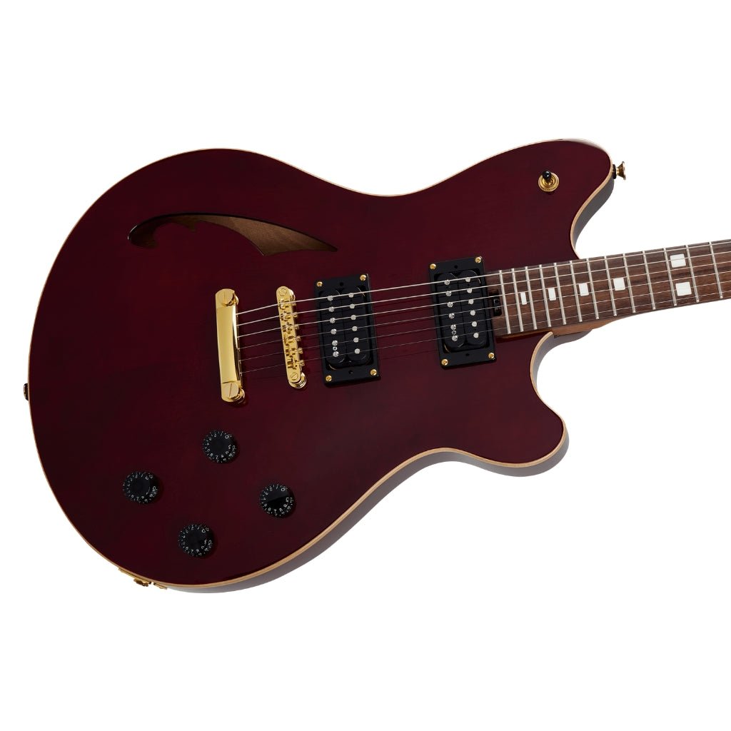 EVH SA-126 Standard Semi-Hollowbody Electric Guitar - Wine Red Electric Guitars Sky Music