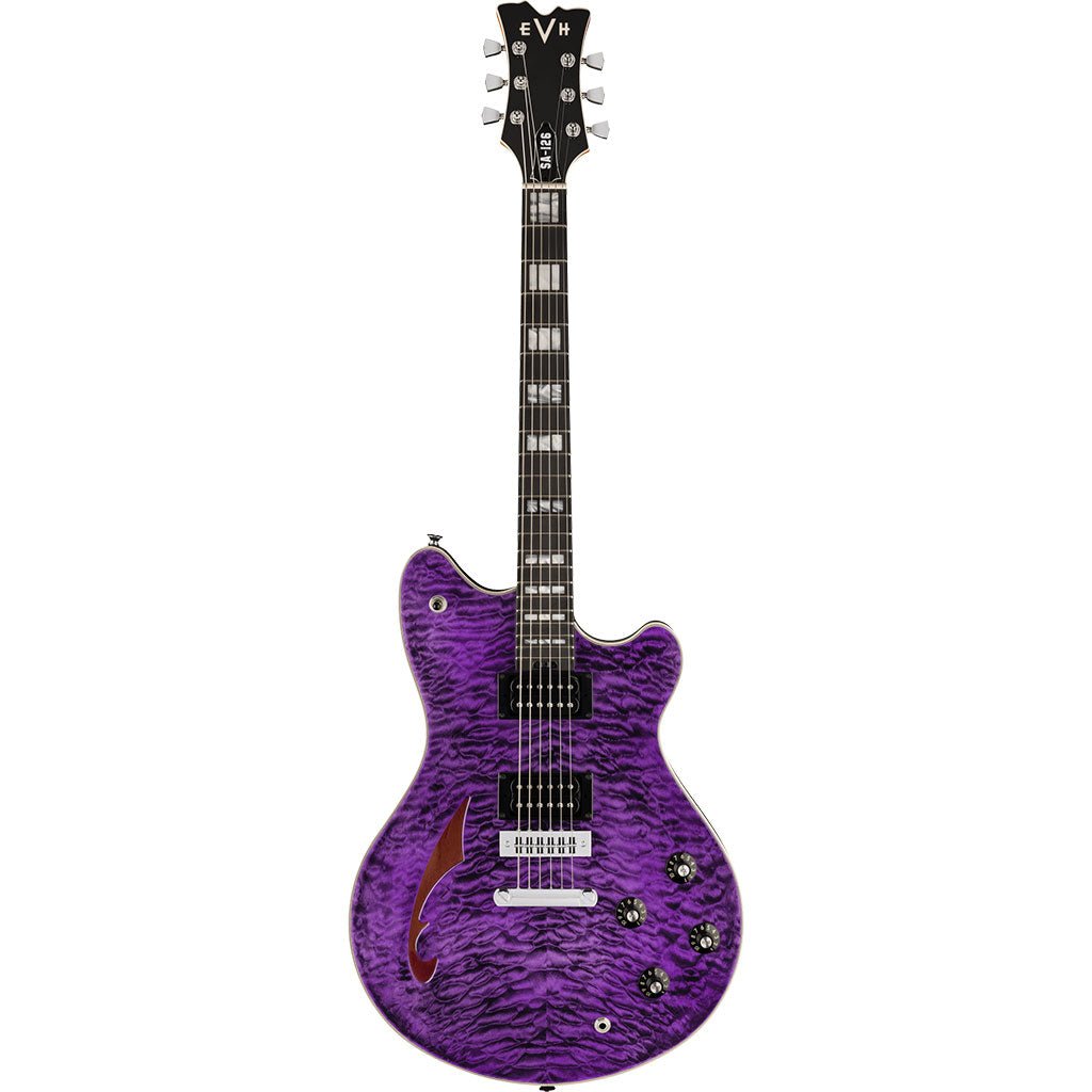 EVH SA126 Special QM Transparent Purple Electric Guitars Sky Music