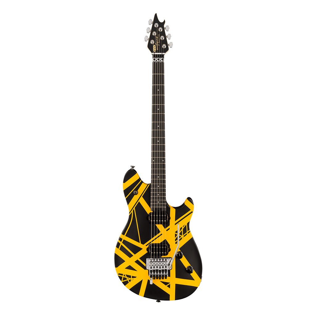 EVH Wolfgang Special Striped Series Black and Yellow Electric Guitars Sky Music
