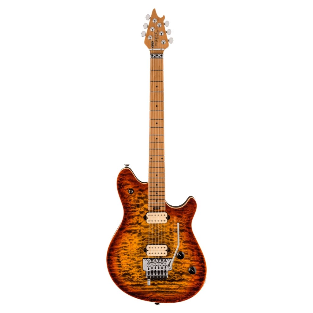 EVH Wolfgang Special with Quilted Maple and Baked Maple Fingerboard - Tiger Eye Glow Electric Guitars Sky Music