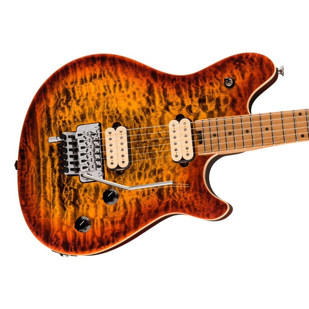 EVH Wolfgang Special with Quilted Maple and Baked Maple Fingerboard - Tiger Eye Glow Electric Guitars Sky Music