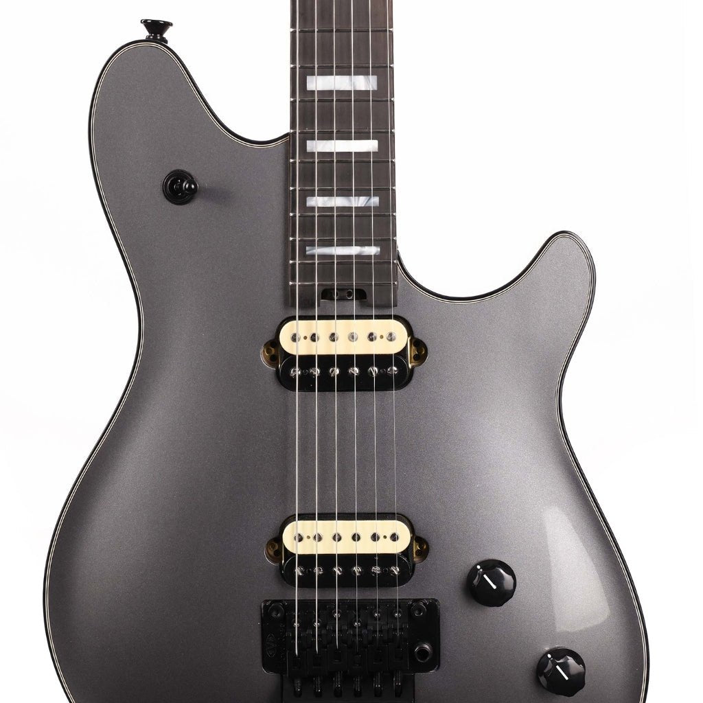 EVH Wolfgang USA Electric Guitar - Silver, Ebony Fingerboard Electric Guitars Sky Music