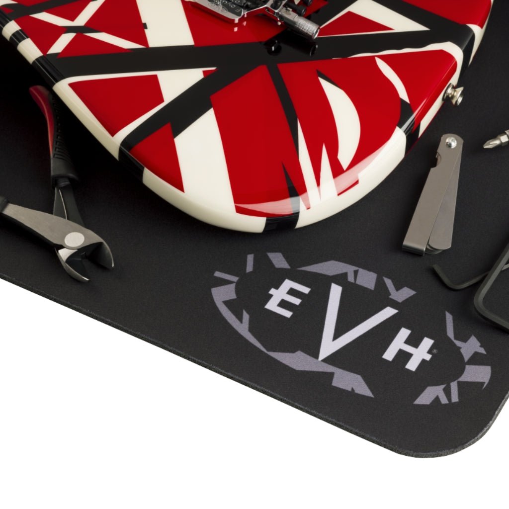 EVH Work Mat - Black and Gray Instrument Maintenance & Care Sky Music