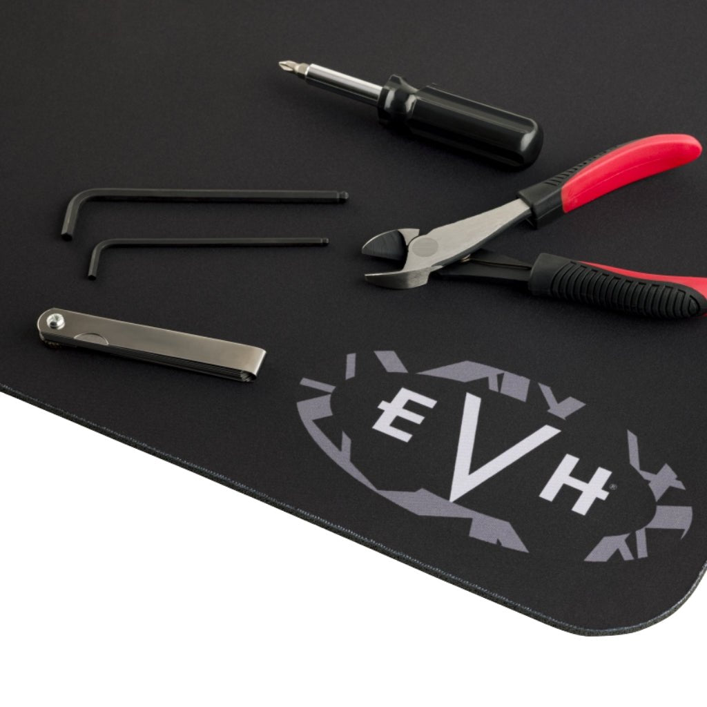EVH Work Mat - Black and Gray Instrument Maintenance & Care Sky Music