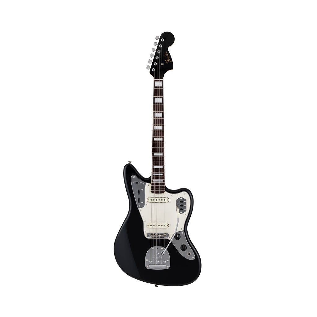 Fender Made in Japan Traditional Late 60s Jaguar Electric Guitar - Black front