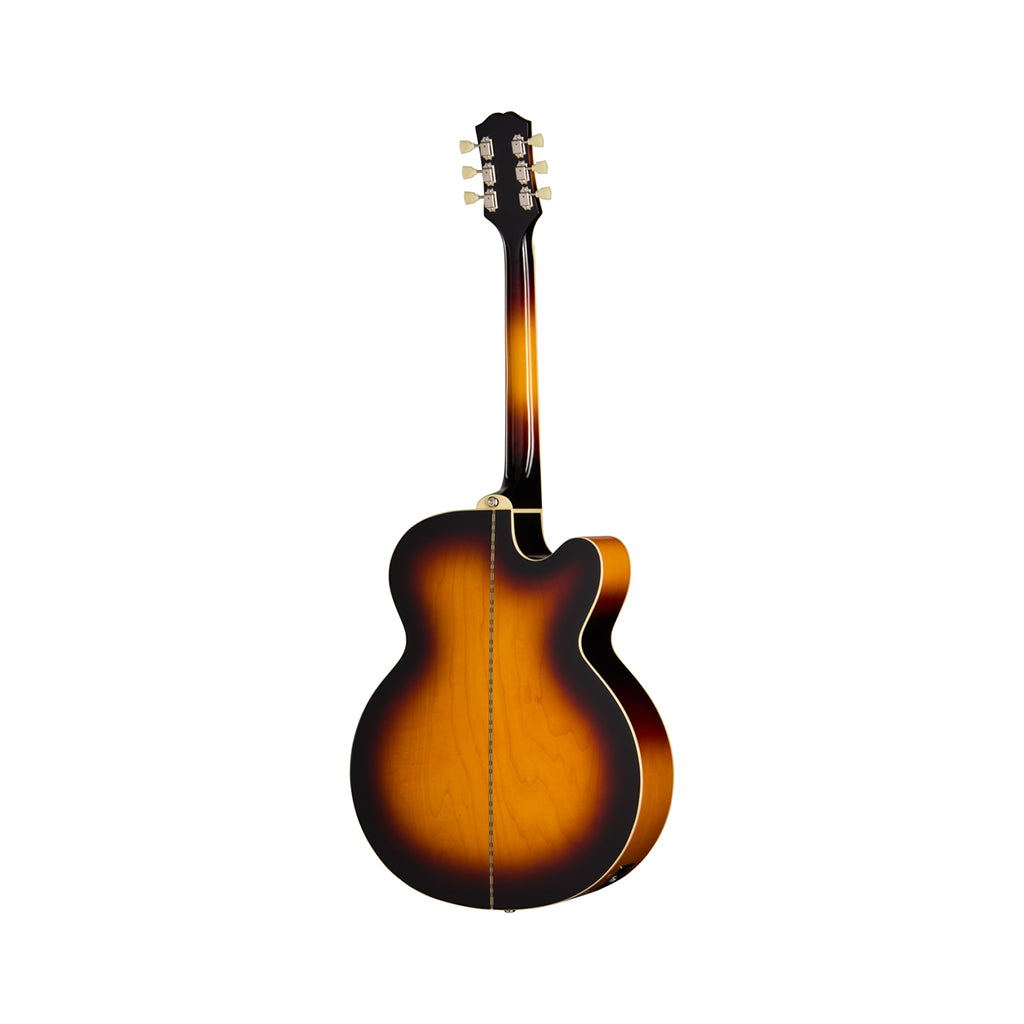 Epiphone J200 Studio EC Left Handed - Vintage Sunburst