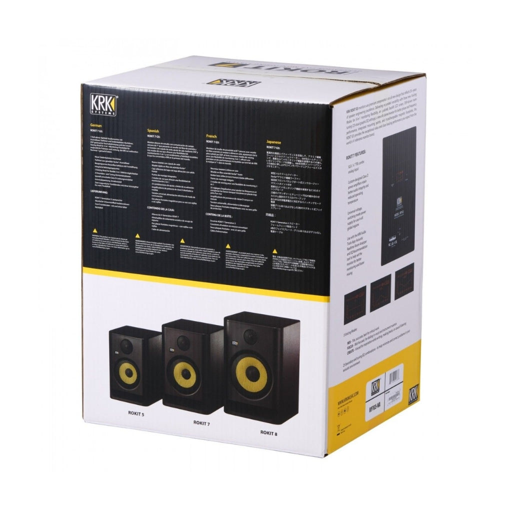 KRK ROKIT RP7G5 7" Studio Monitors w/ Three Voicing Modes - Pair