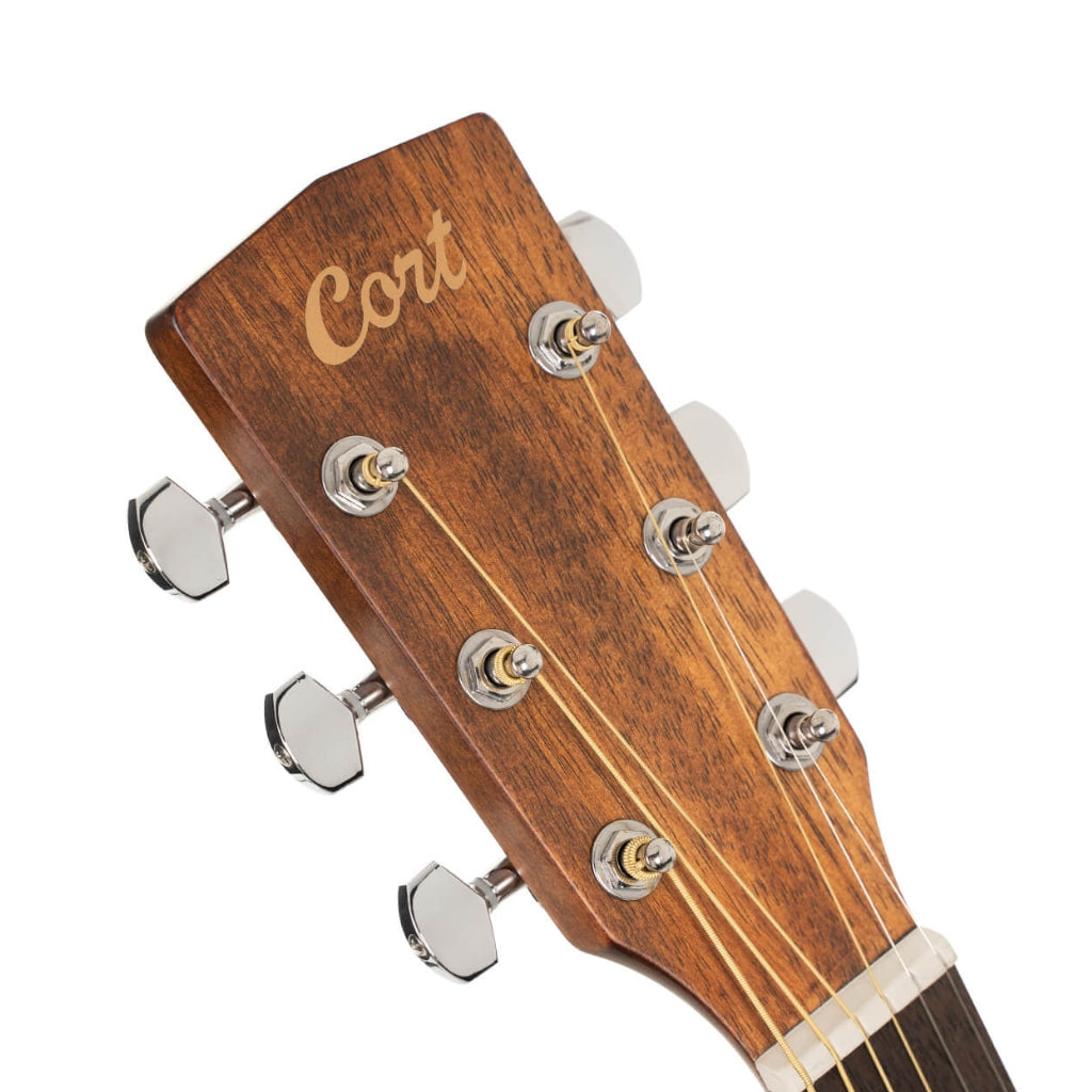 Cort - Earth60 Dreadnought Acoustic Guitar - Open Pore Natural