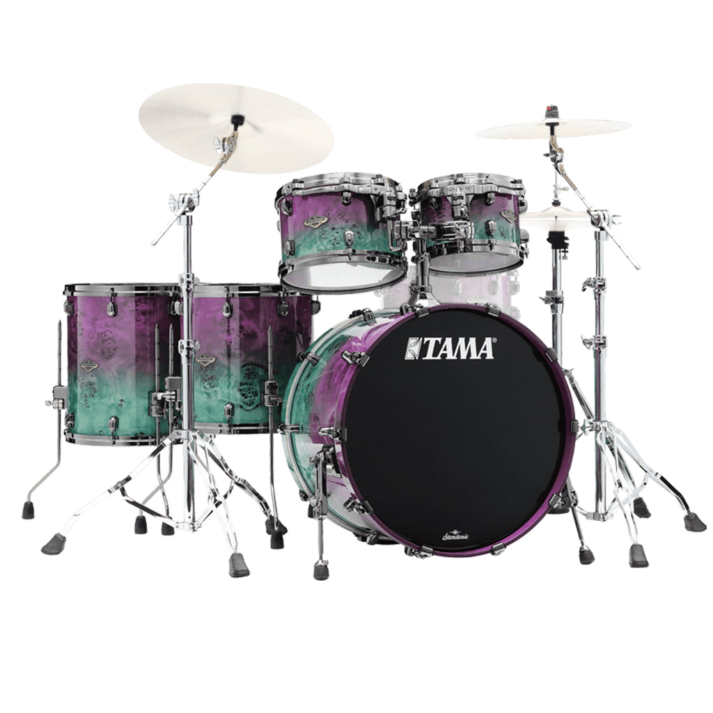 Tama WBS52RBMS Starclassic Walnut Birch Limited 5-Piece Shell Kit - Nebula Mappa Burl Fade