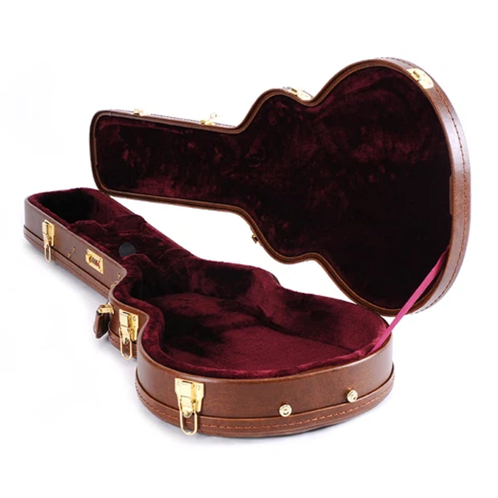 Nameless Premium LP Case - Brown Exterior with Red Plush Interior