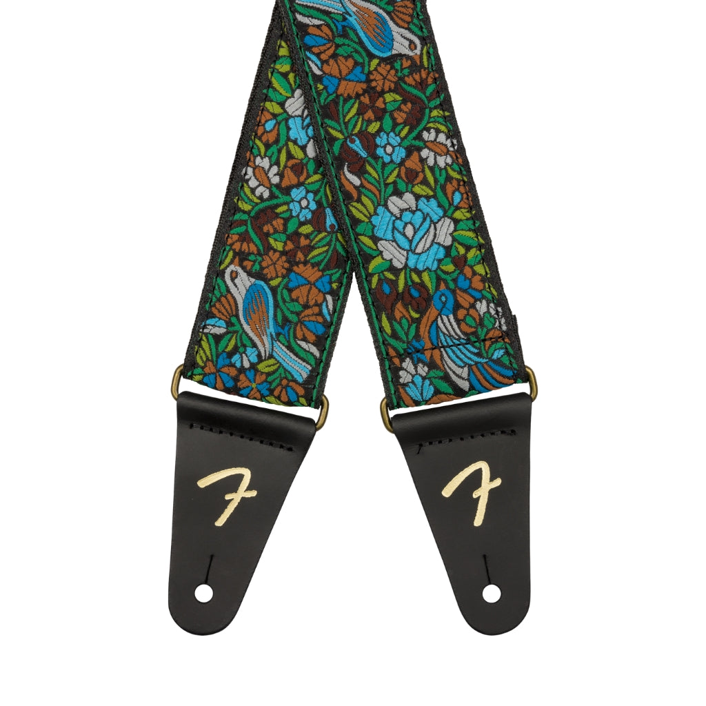 Fender - Mosaic Jacquard Guitar Strap - Green, 2"