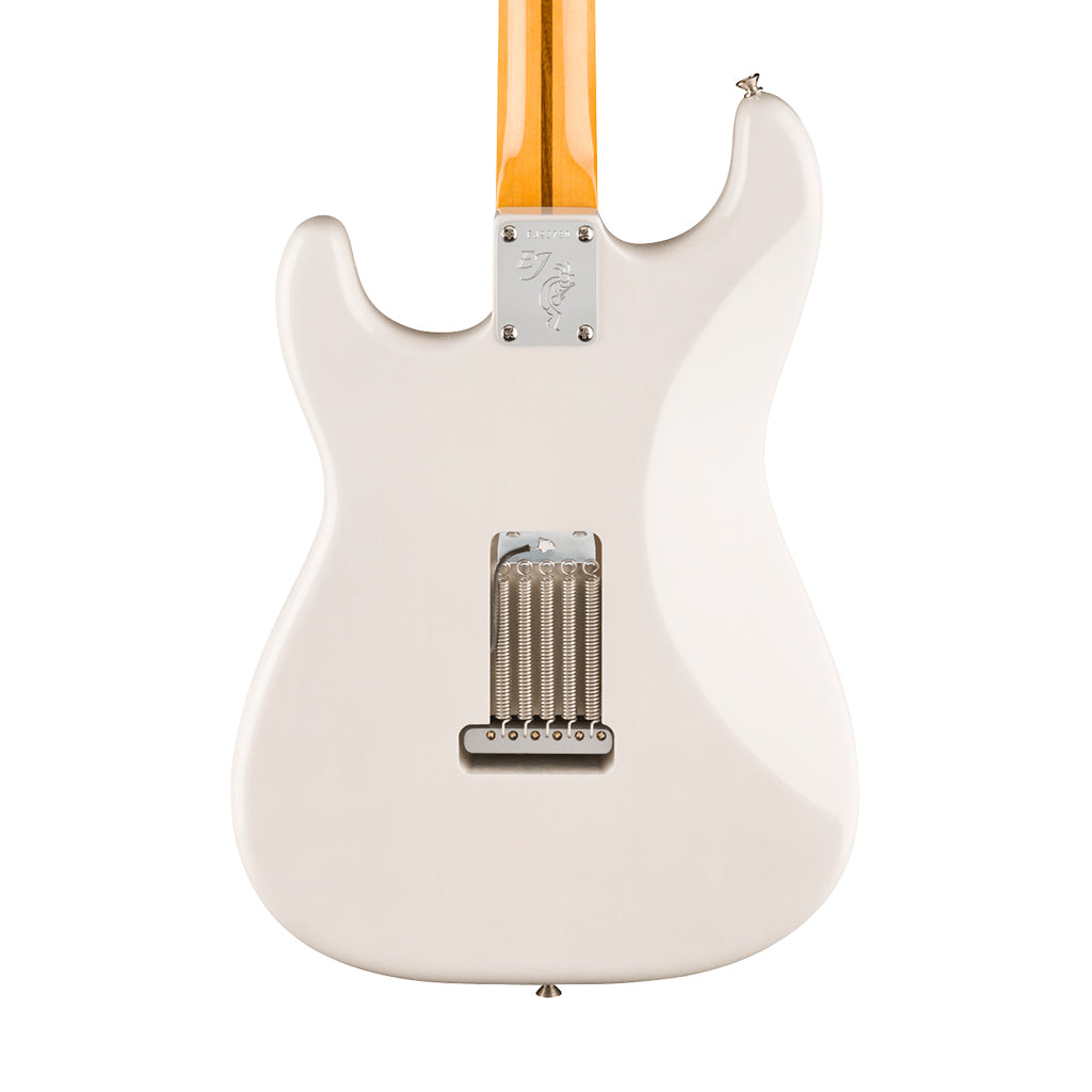 Fender Eric Johnson Stratocaster Maple Electric Guitar - White Blonde hero back