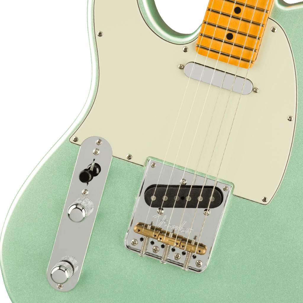 Fender American Professional II Telecaster Left Handed Electric Guitar - Mystic Surf Green