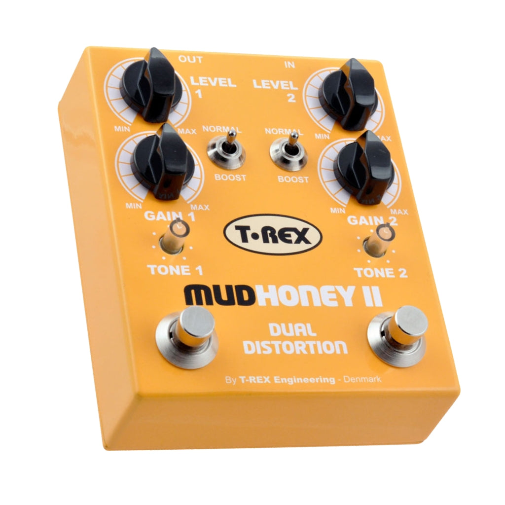 T Rex Mudhoney II Dual Distortion Fuzz Pedal