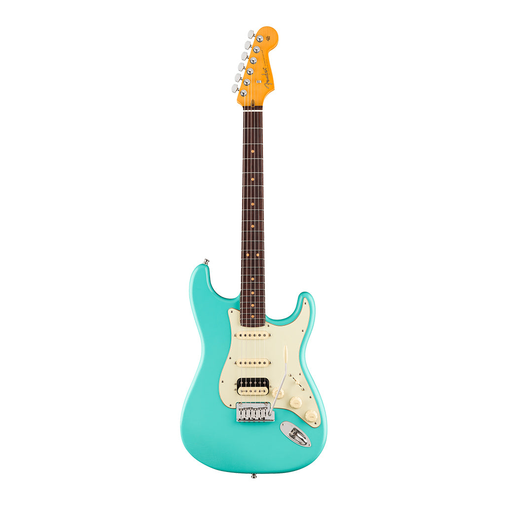 Fender American Ultra Luxe '60s Stratocaster HSS - Rosewood Fingerboard - Sea Foam Green