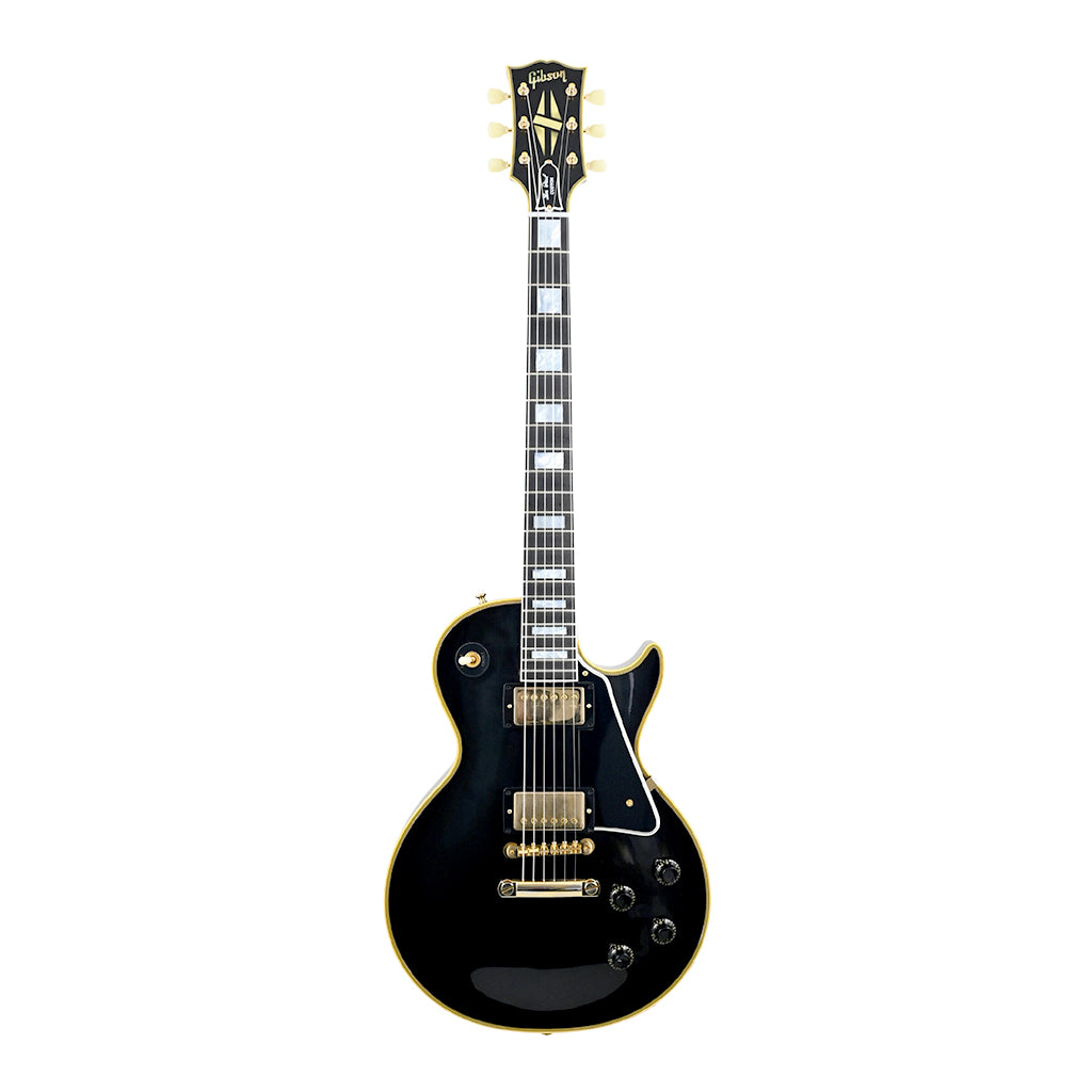 Gibson Custom - 1957 Les Paul Custom Reissue Electric Guitar - Ebony, VOS