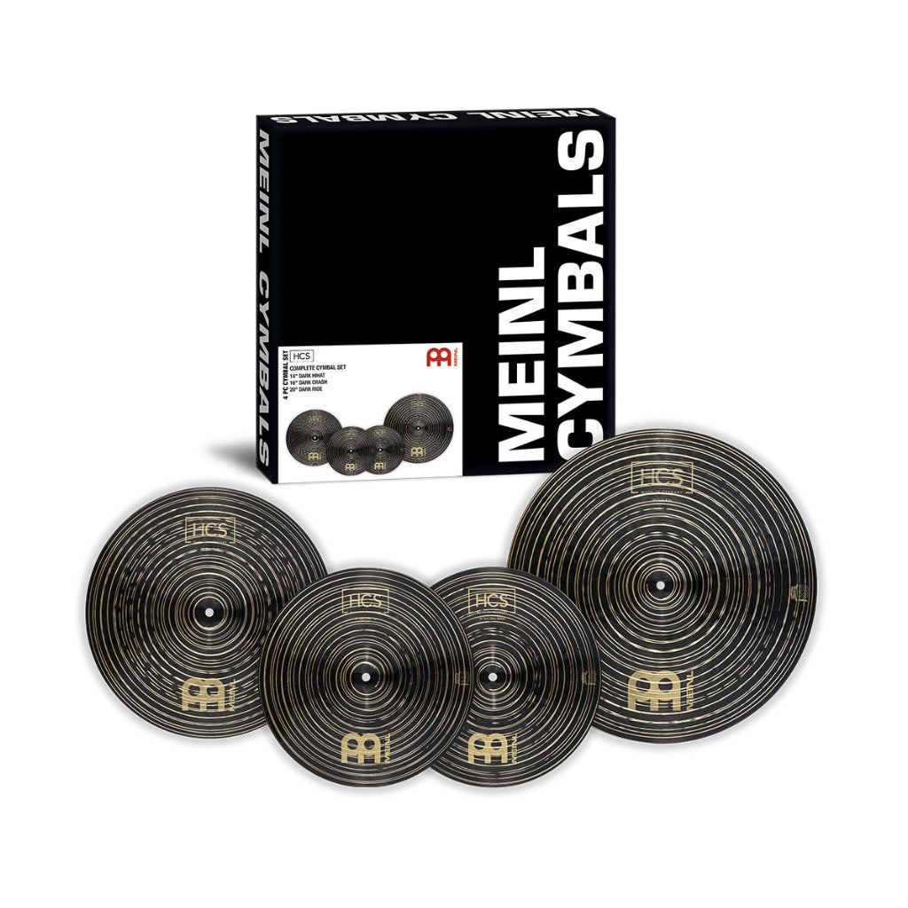 Meinl Cymbals HCS Dark Complete 3-piece Cymbal Set