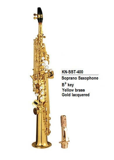 Knight Soprano Saxophone SST-400 Key of Bb with Case