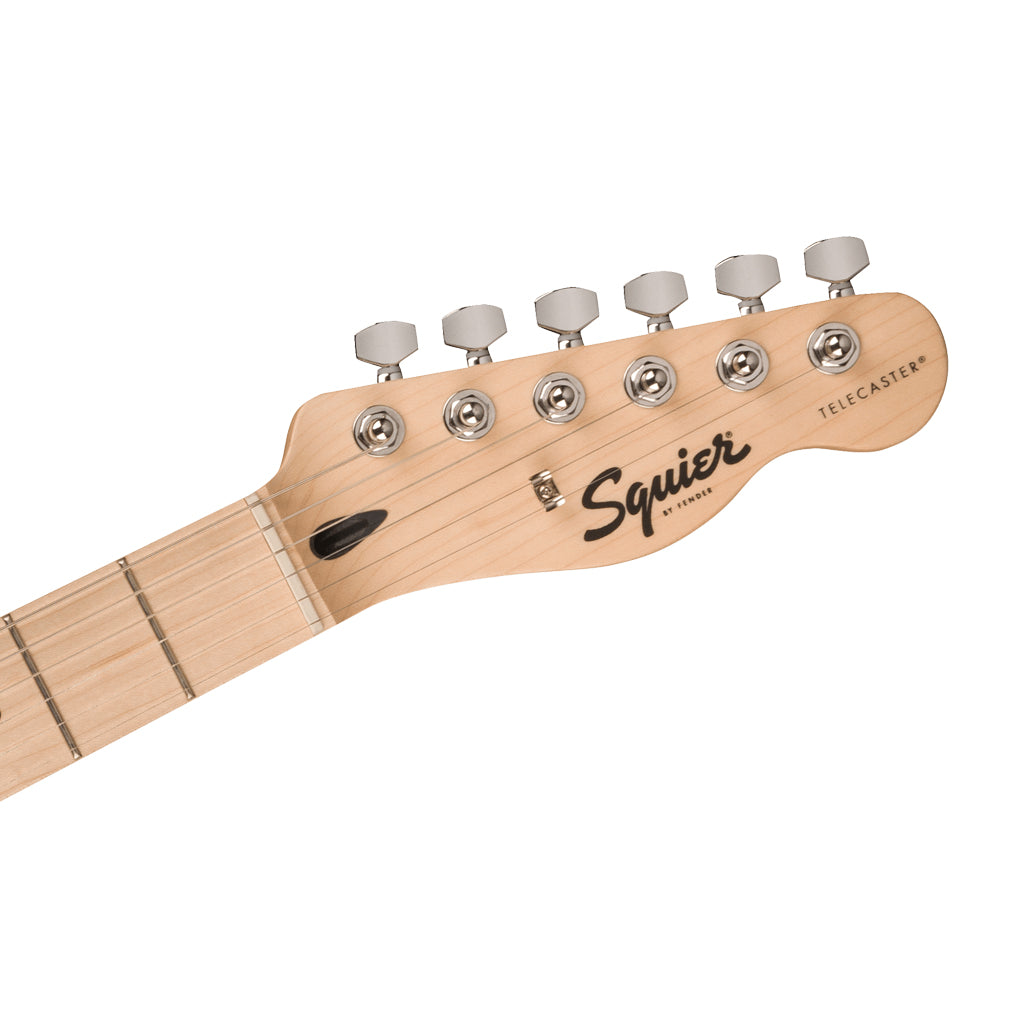 Squier Sonic Telecaster Maple Fingerboard w/White Pickguard - Black