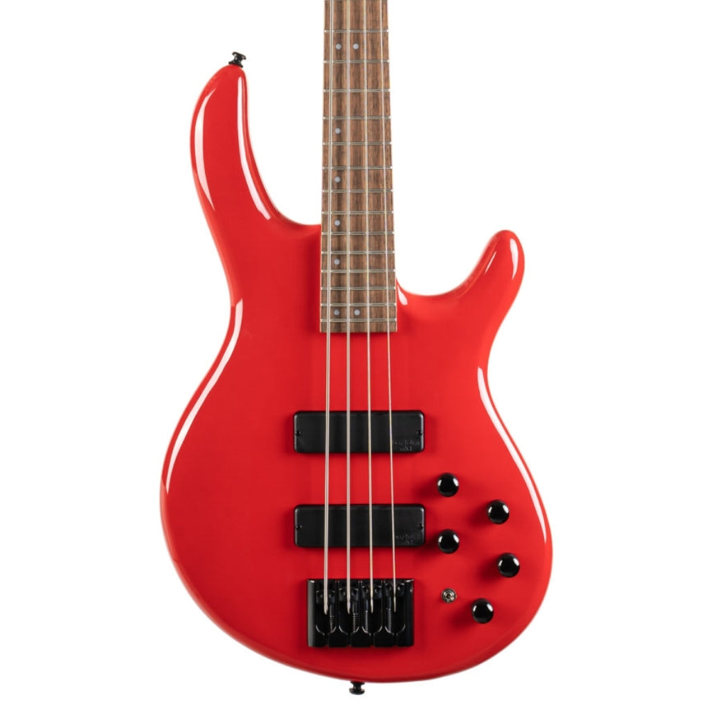 Cort - C4 Deluxe Bass Guitar - Candy Red
