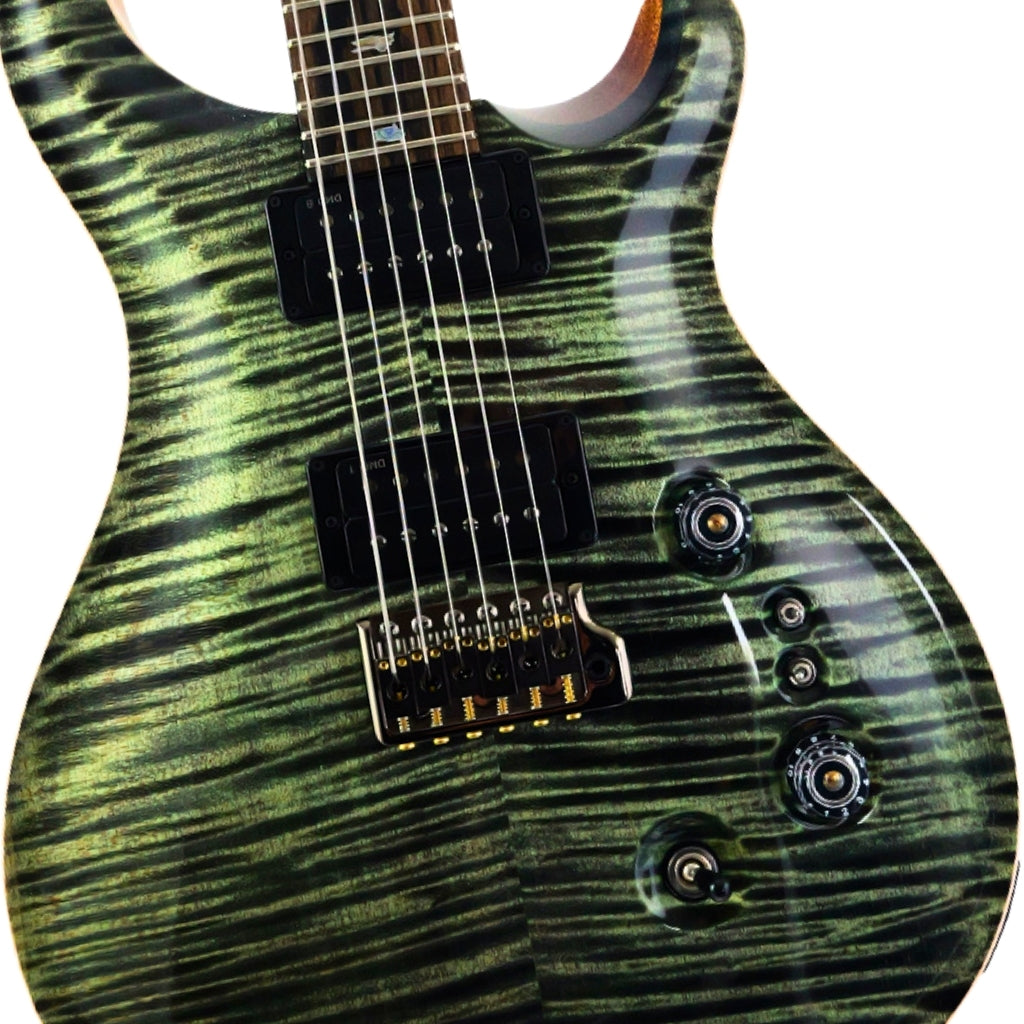 PRS - Custom 24-08 10-Top Natural Back Electric Guitar - Sage
